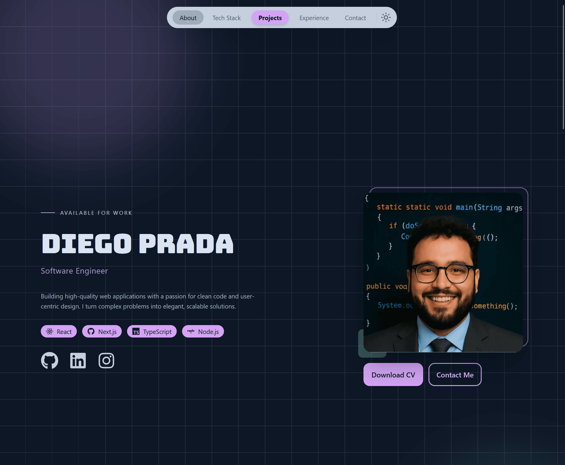 Portfolio Website image